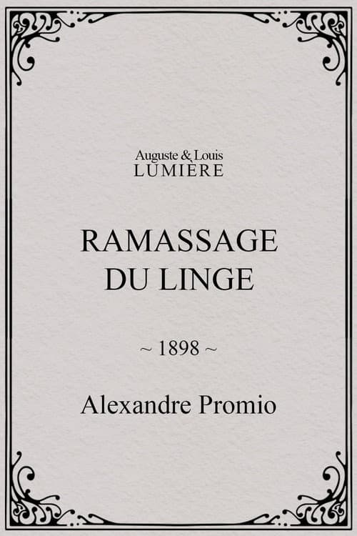 Ramassage du linge