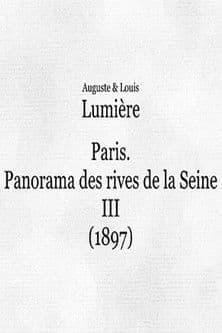 Panorama des rives de la Seine à Paris, III