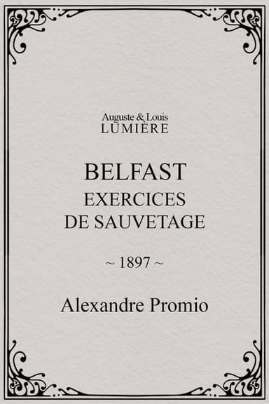 Belfast, exercices de sauvetage