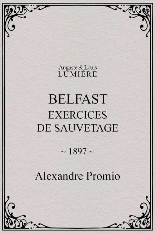 Belfast, exercices de sauvetage