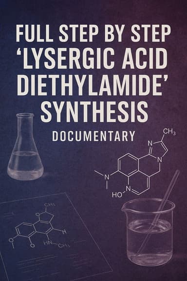 Full step by step "Lysergic acid diethylamide" synthesis